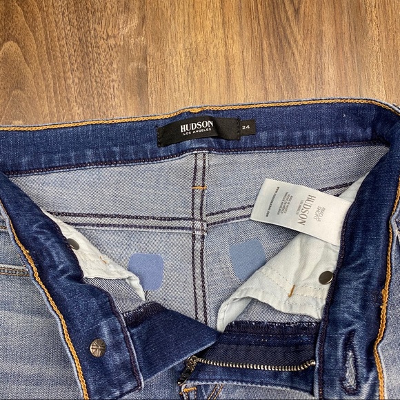 NWT! Hudson Amelia Knee Shorts Raw Hem Sz 24 - Picture 5 of 8